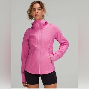 Lululemon Break a Trail Jacket Bright Pink Blossom Size 6‎